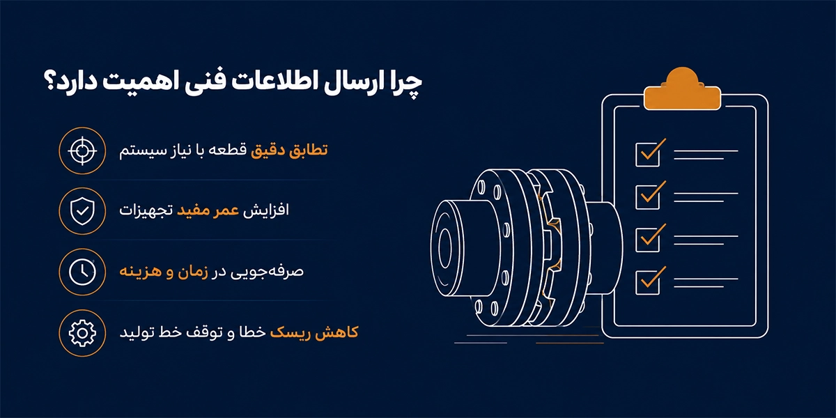 دلیل اهمیت ارسال اطلاعات فنی